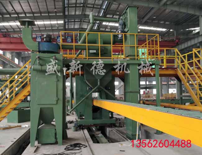 鋼管內(nèi)壁拋丸清理機